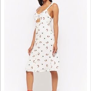 White Medium Midi Dress